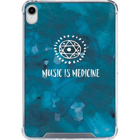 Music is Medicine iPad 11th Gen (2025) Clear Case