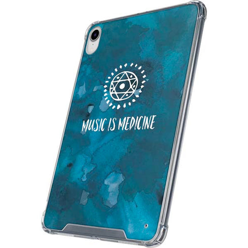 Music is Medicine iPad 11th Gen (2025) Clear Case