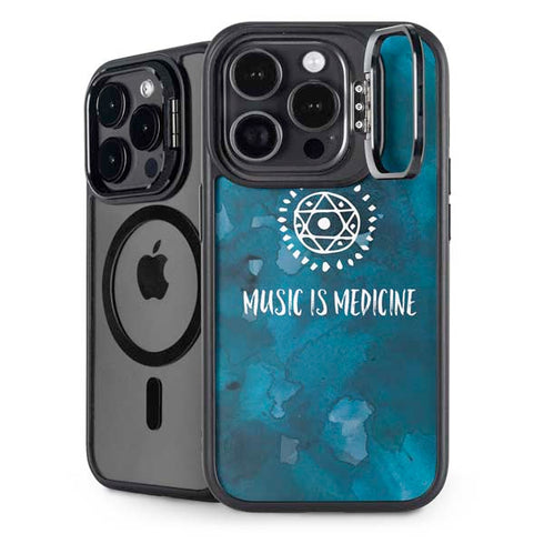 Music is Medicine iPhone 15 Pro Max Kickstand Case
