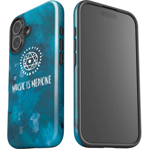 Music is Medicine iPhone 16 Plus Impact Case