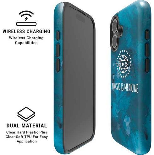 Music is Medicine iPhone 16 Plus Magsafe Impact Case