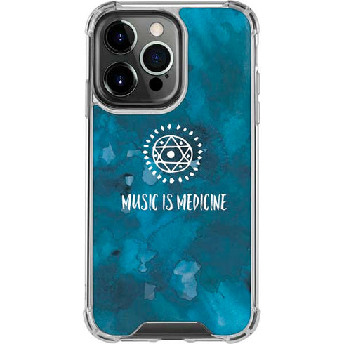 Music is Medicine iPhone 16 Pro Clear Case