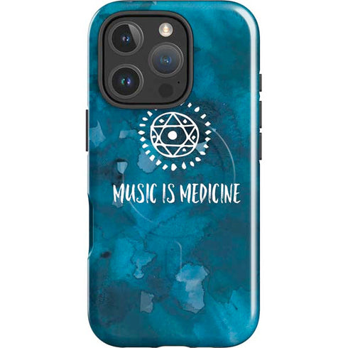 Music is Medicine iPhone 16 Pro Magsafe Impact Case
