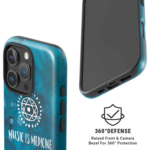 Music is Medicine iPhone 16 Pro Magsafe Impact Case