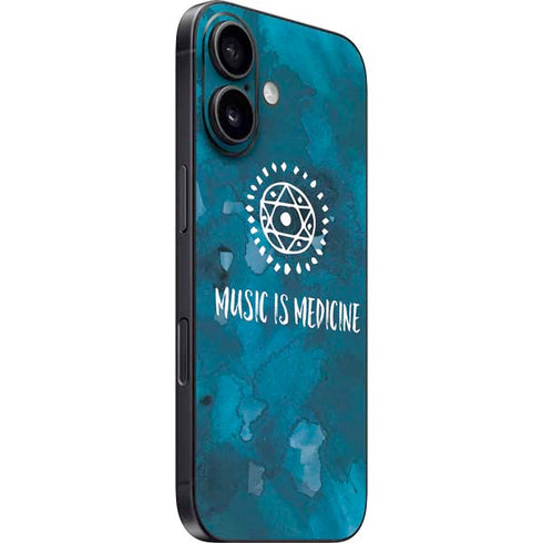 Music is Medicine iPhone 16 Skin