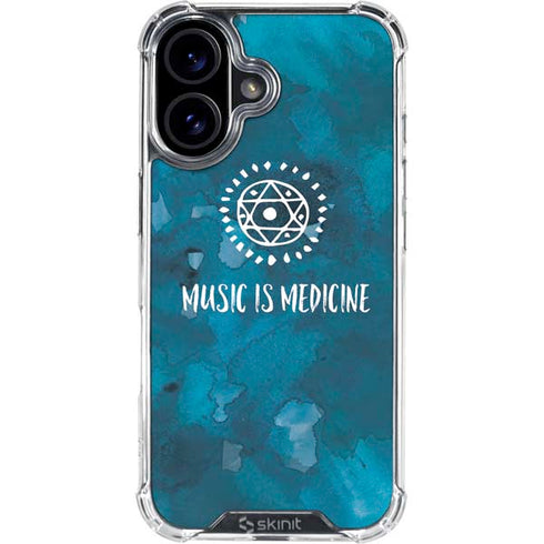 Music is Medicine iPhone 17 Clear Case