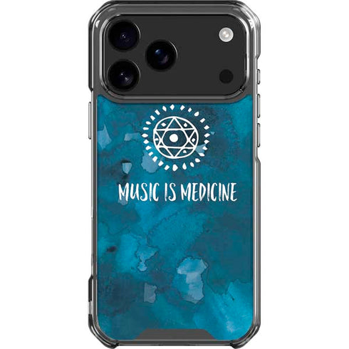 Music is Medicine iPhone 18 Pro Max Clear Case