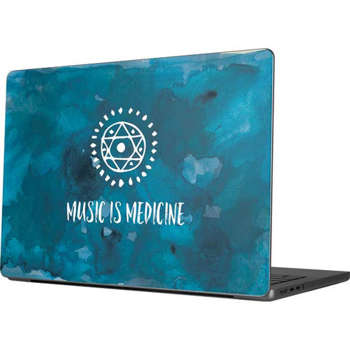Music is Medicine Apple MacBook Pro 14-inch Skin