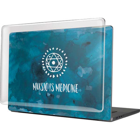 Music is Medicine MacBook Cases