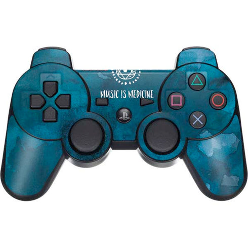 Music is Medicine PS3 Dual Shock wireless controller Skin