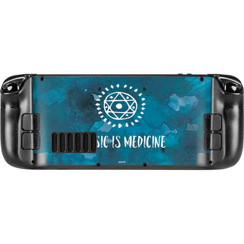 Music is Medicine Steam Deck Handheld Gaming Computer Skin