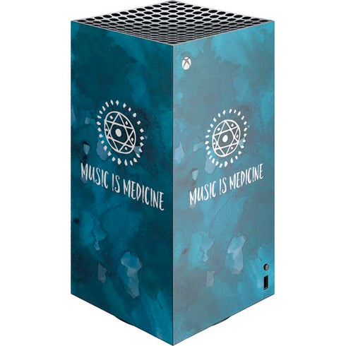 Music is Medicine XBox Series X Digital Edition Console Skin