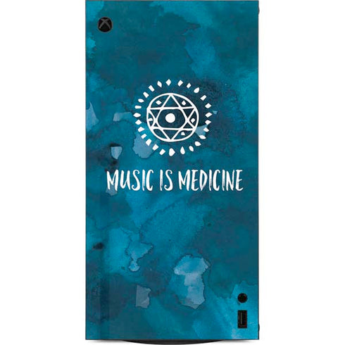 Music is Medicine XBox Series X Digital Edition Console Skin
