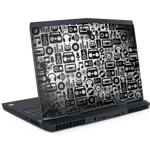 Music Pattern Dell Alienware Skin