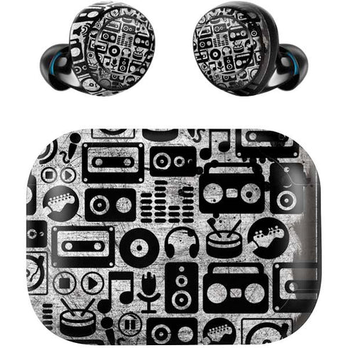 Music Pattern Amazon Echo Buds Skin