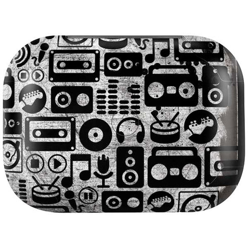 Music Pattern Amazon Echo Buds Skin