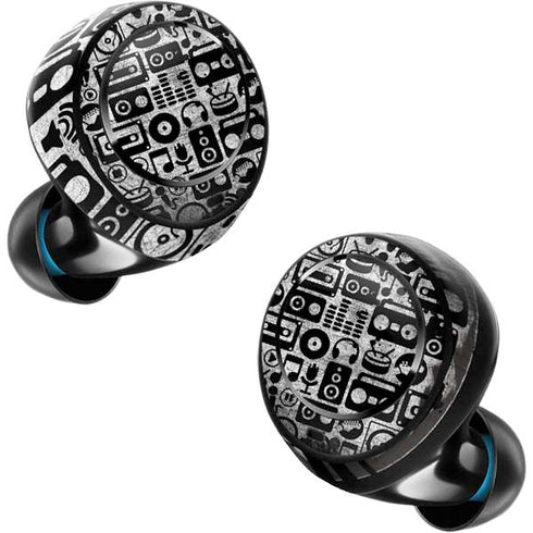 Music Pattern Amazon Echo Buds Skin