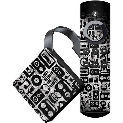 Music Pattern Amazon Fire TV Skin