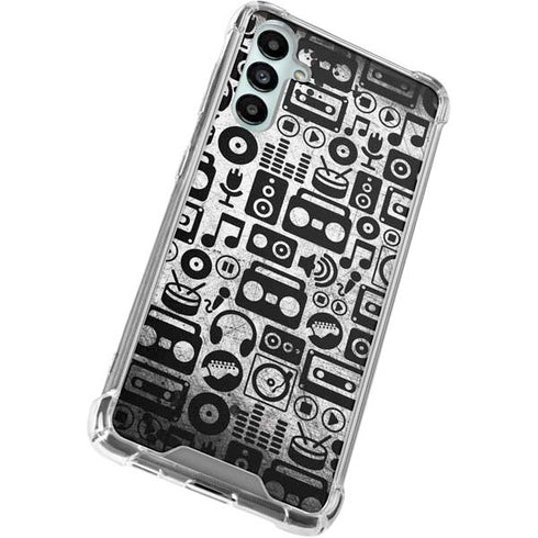 Music Pattern Gabb Phone 4 Clear Case