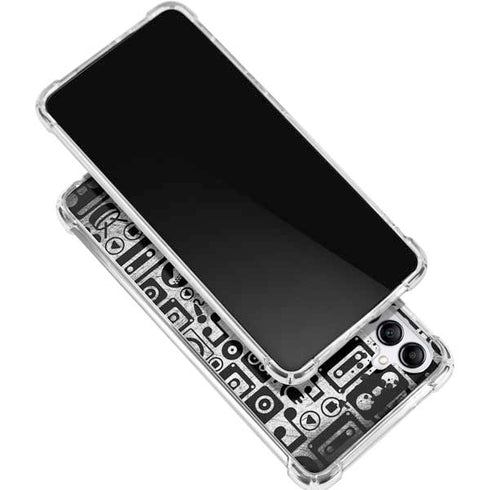 Music Pattern Gabb Phone 4 Clear Case