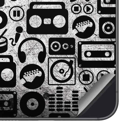 Music Pattern Galaxy A16 5G Skin