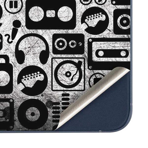 Music Pattern Galaxy A35 5G Skin