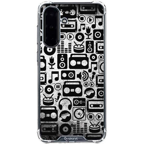 Music Pattern Galaxy A36 5G Clear Case