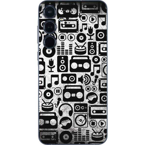 Music Pattern Galaxy A36 5G Skin