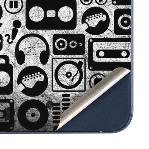 Music Pattern Galaxy A36 5G Skin