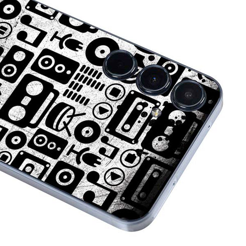 Music Pattern Galaxy A55 5G Skin