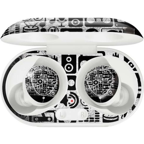 Music Pattern Galaxy Buds Plus Skin