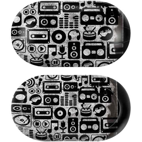 Music Pattern Galaxy Buds Plus Skin