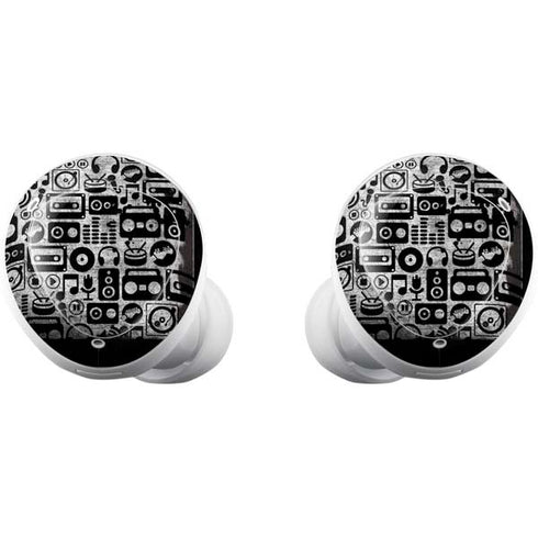 Music Pattern Galaxy Buds Plus Skin
