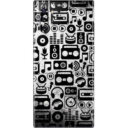 Music Pattern Galaxy Note 10 Plus Skin
