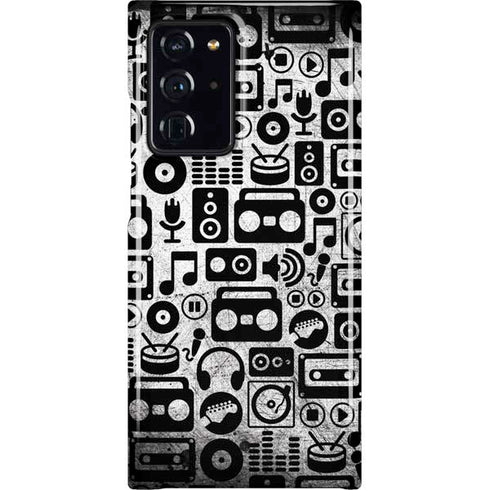Music Pattern Galaxy Cases