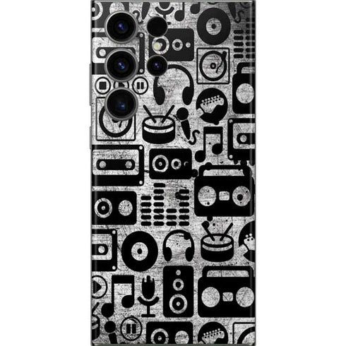 Music Pattern Galaxy Skins