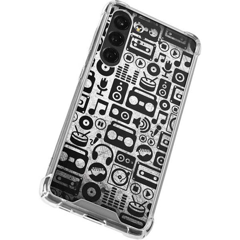 Music Pattern Galaxy S24 FE Clear Case