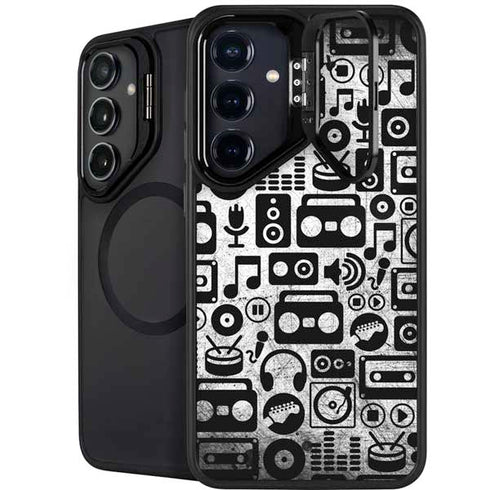 Music Pattern Galaxy S25 Kickstand Case