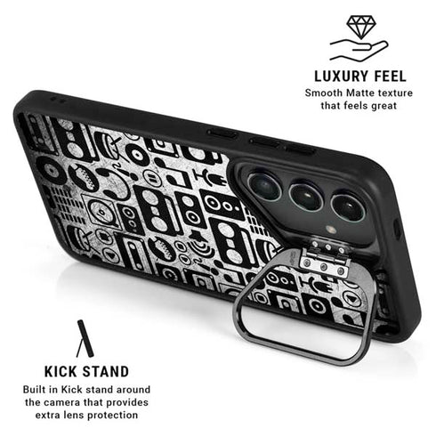 Music Pattern Galaxy S25 Kickstand Case