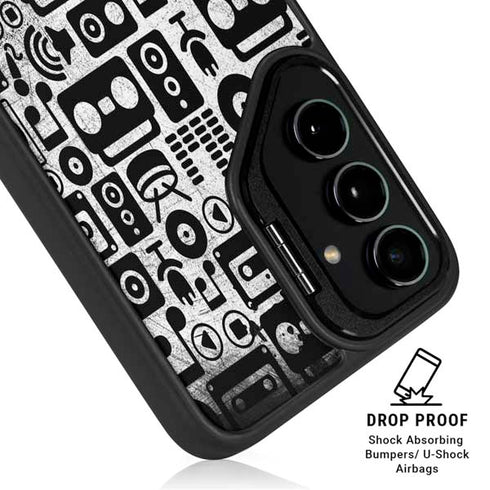 Music Pattern Galaxy S25 Plus Kickstand Case