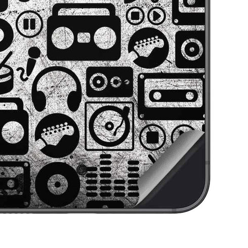 Music Pattern Galaxy S25 Plus Skin