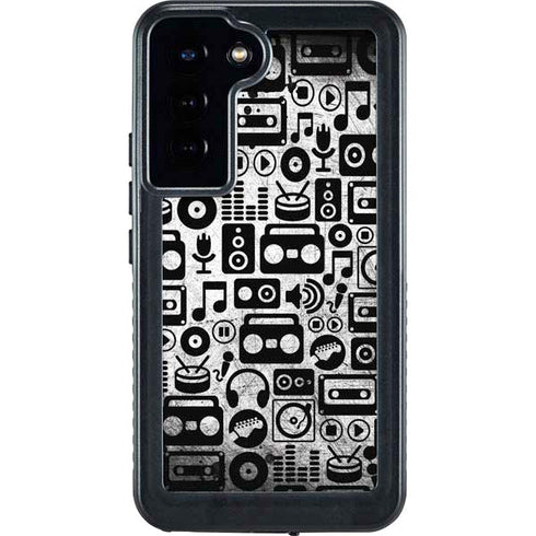 Music Pattern Galaxy S24 Plus Waterproof Case
