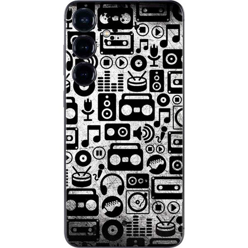 Music Pattern Galaxy S24 Skin