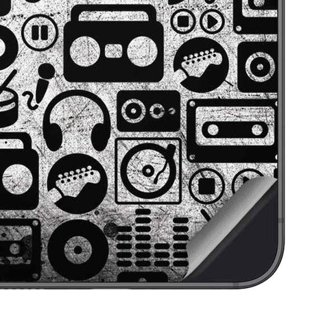 Music Pattern Galaxy S24 Skin