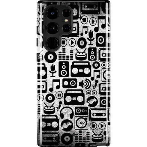Music Pattern Galaxy S25 Ultra Impact Case