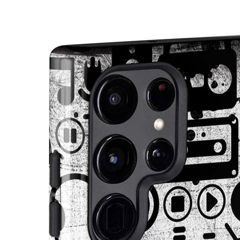 Music Pattern Galaxy S25 Ultra Impact Case