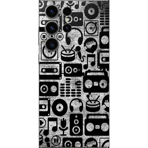 Music Pattern Galaxy S24 Ultra Skin