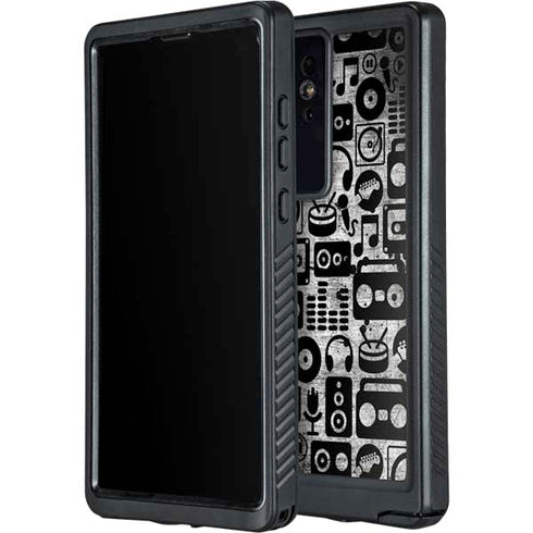 Music Pattern Galaxy S24 Ultra Waterproof Case