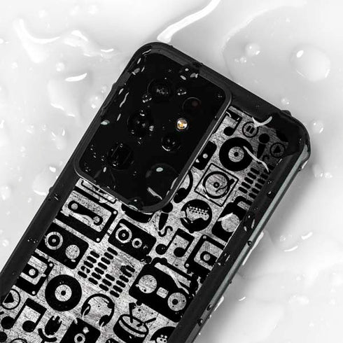 Music Pattern Galaxy S24 Ultra Waterproof Case