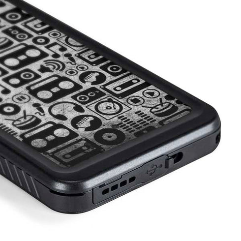 Music Pattern Galaxy S24 Waterproof Case